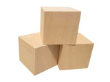 2" Basswood Cube Blocks (2/Pack)