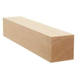 2 x 2 x 12 Basswood Carving Wood Blocks Craft Lumber *KILN