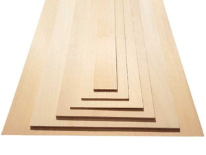 Basswood Sheet 1/4" x 2" x 24"